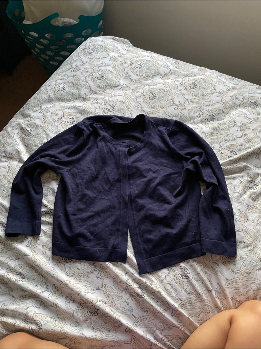 Classic Navy Open Front Blazer Jacket